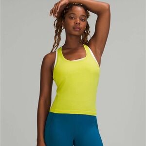 Lululemon Athletica Neon Yellow Tank Top